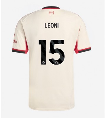 Liverpool Giovanni Leoni #15 Udebanetrøje 2025-26 Kortærmet